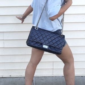 CHANEL 228 Reissue 2.55 Double Flap Shoulder Bag